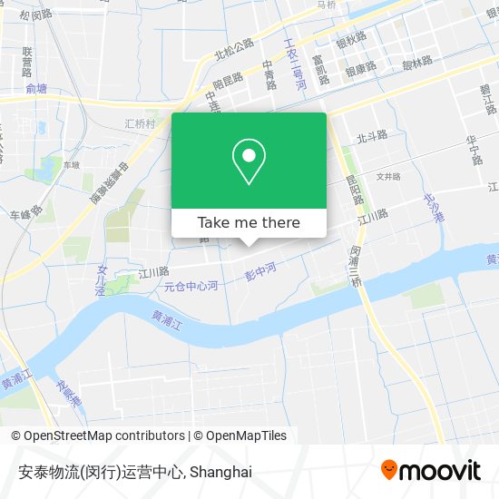 安泰物流(闵行)运营中心 map