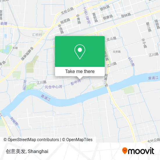 创意美发 map