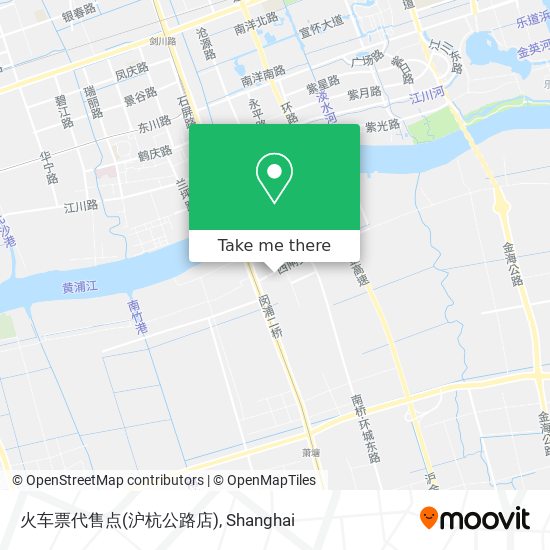 火车票代售点(沪杭公路店) map