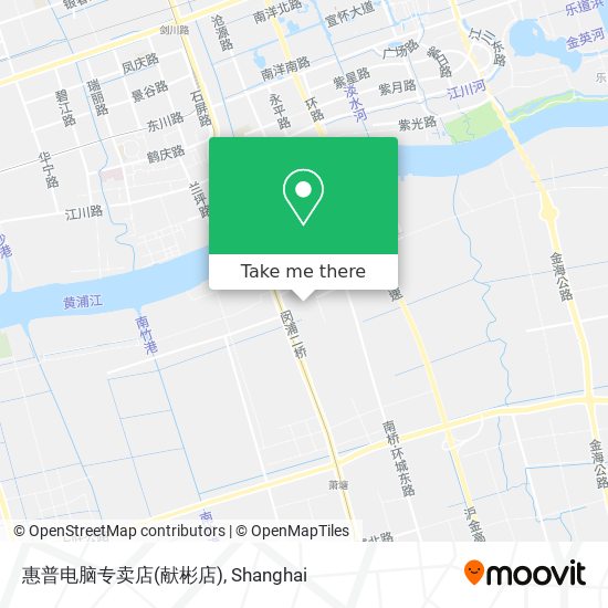 惠普电脑专卖店(献彬店) map
