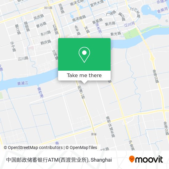 中国邮政储蓄银行ATM(西渡营业所) map