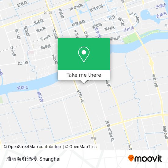 浦丽海鲜酒楼 map
