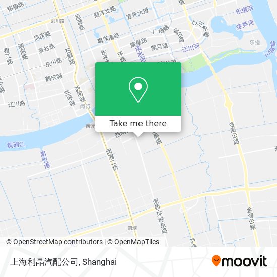 上海利晶汽配公司 map