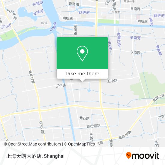 上海天朗大酒店 map