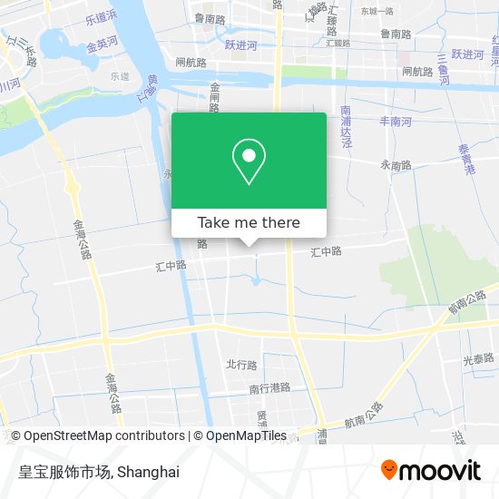 皇宝服饰市场 map