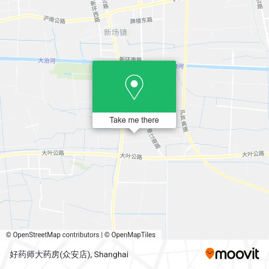好药师大药房(众安店) map