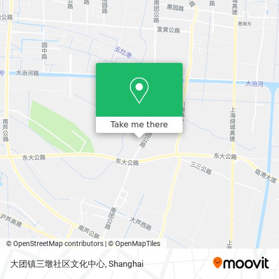 大团镇三墩社区文化中心 map