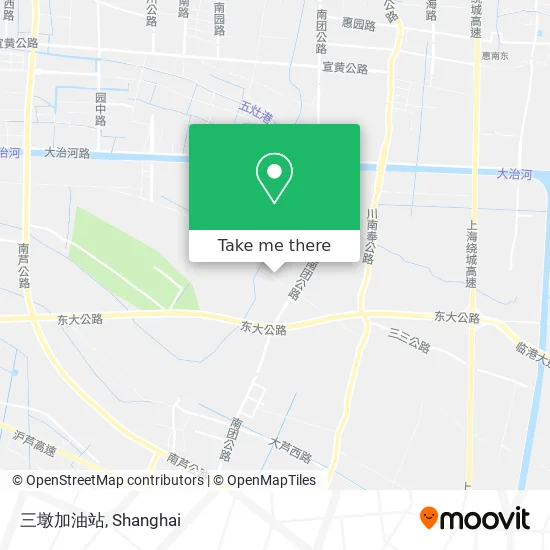 三墩加油站 map