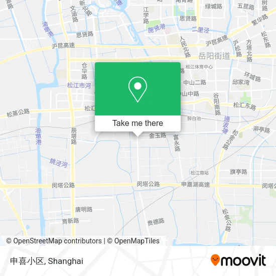 申喜小区 map