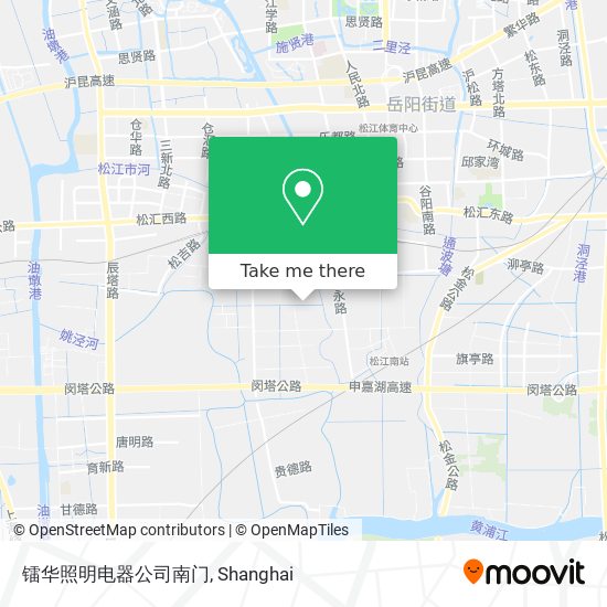 镭华照明电器公司南门 map