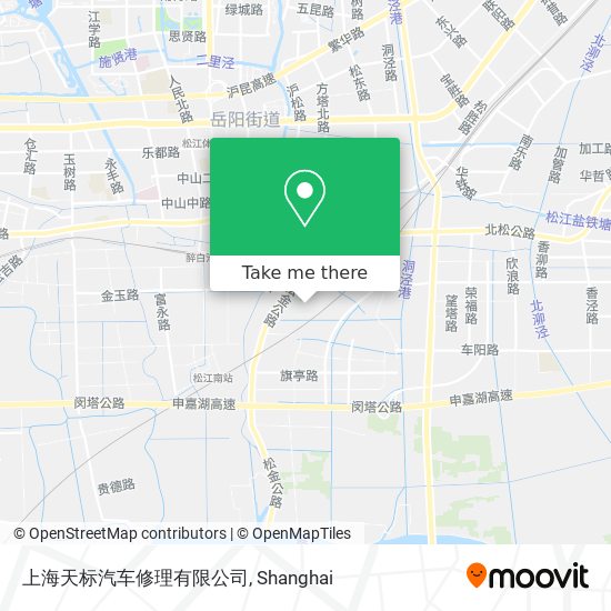 上海天标汽车修理有限公司 map