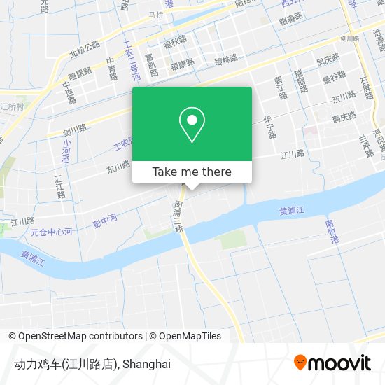 动力鸡车(江川路店) map