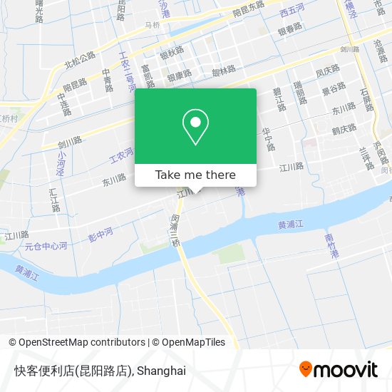 快客便利店(昆阳路店) map