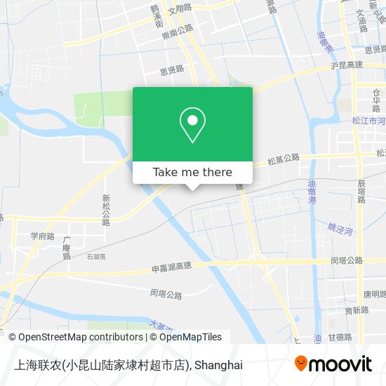 上海联农(小昆山陆家埭村超市店) map