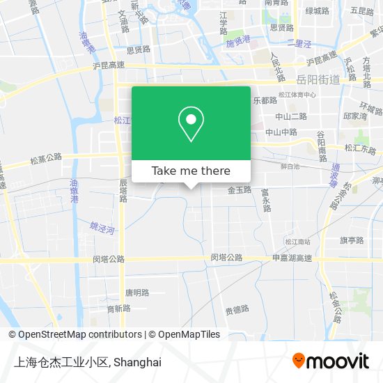 上海仓杰工业小区 map