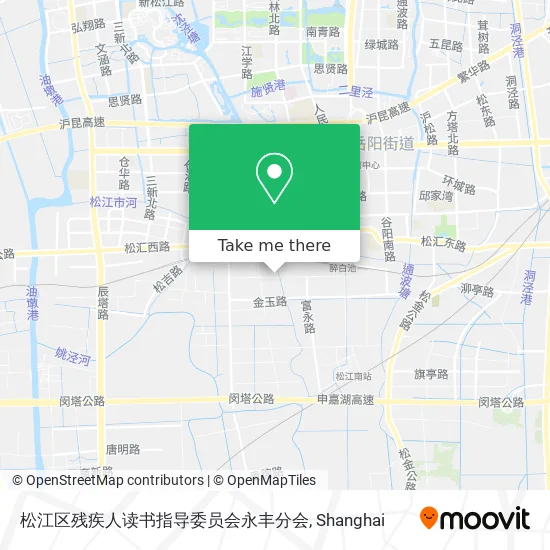 松江区残疾人读书指导委员会永丰分会 map
