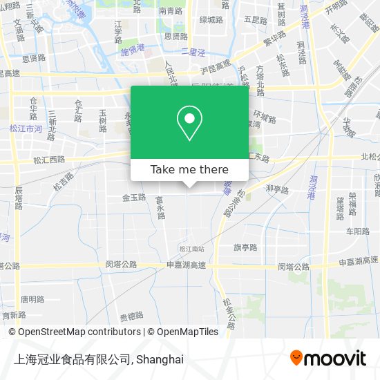 上海冠业食品有限公司 map