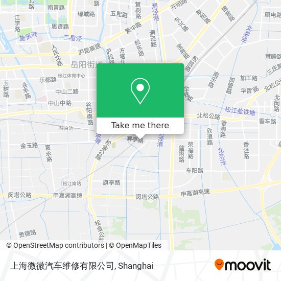 上海微微汽车维修有限公司 map