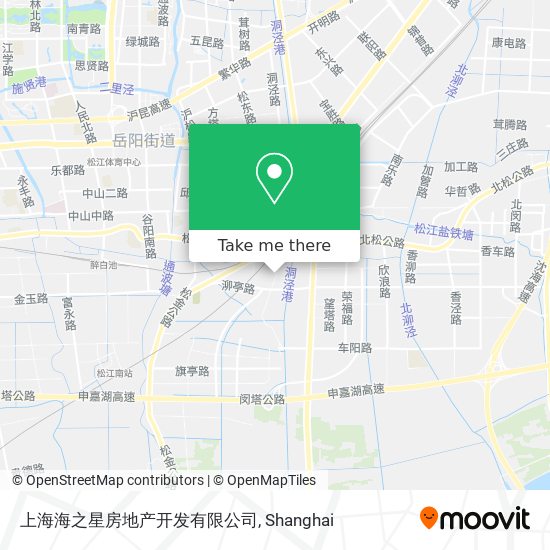 上海海之星房地产开发有限公司 map