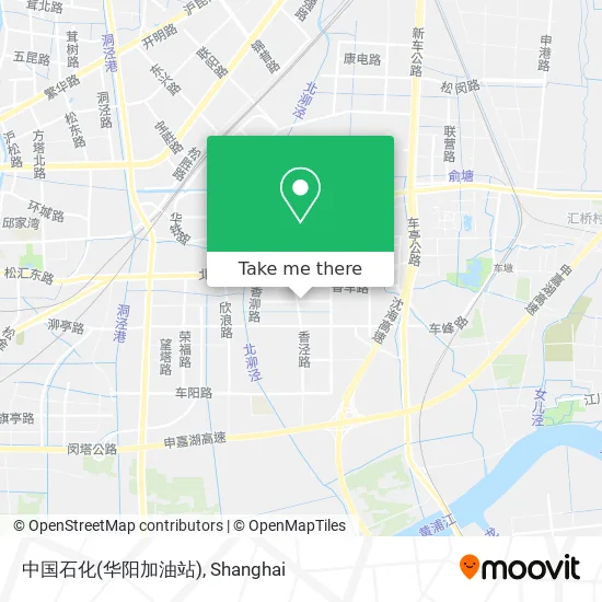 中国石化(华阳加油站) map
