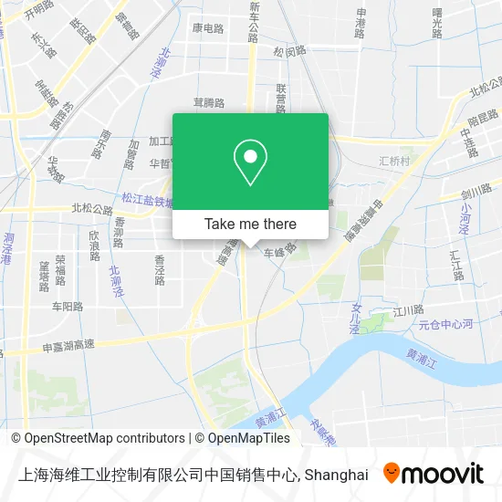 上海海维工业控制有限公司中国销售中心 map