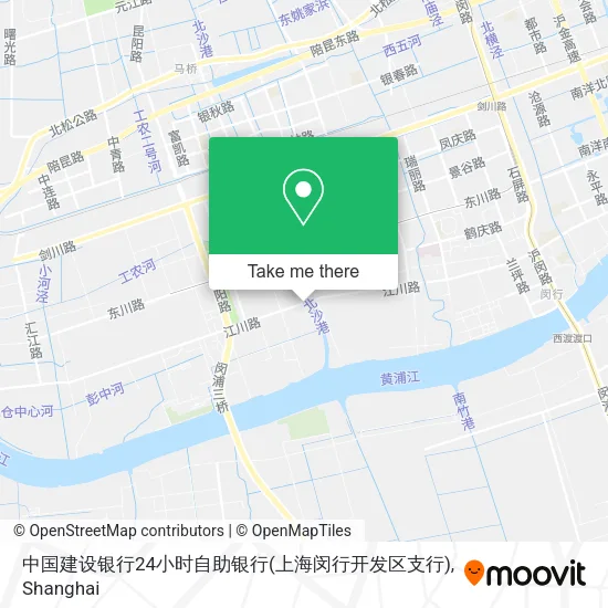 中国建设银行24小时自助银行(上海闵行开发区支行) map