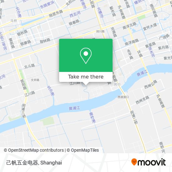 己帆五金电器 map