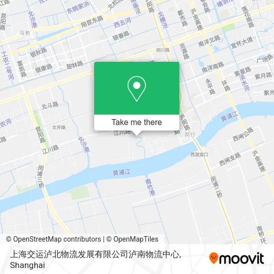 上海交运泸北物流发展有限公司泸南物流中心 map