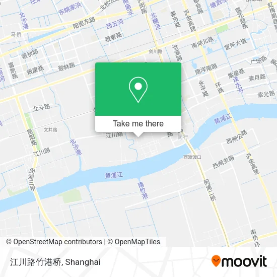 江川路竹港桥 map