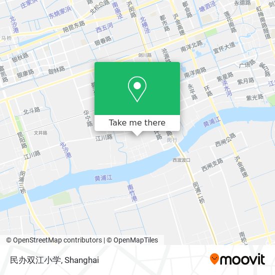 民办双江小学 map