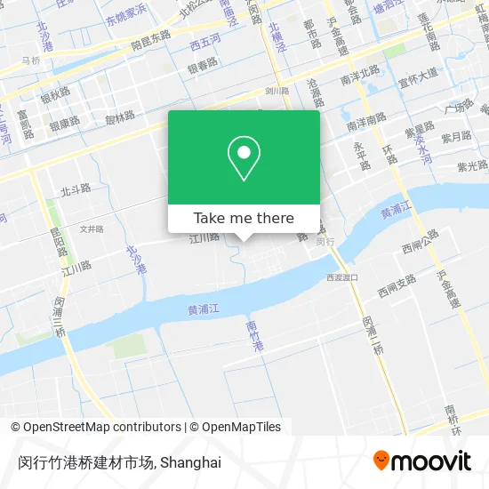 闵行竹港桥建材市场 map