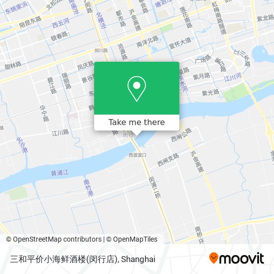 三和平价小海鲜酒楼(闵行店) map