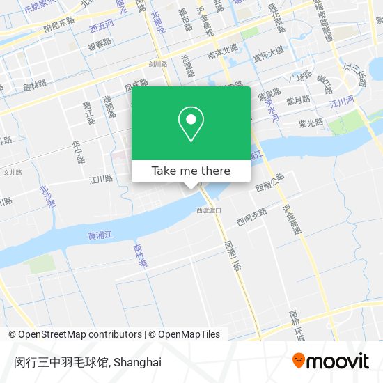 闵行三中羽毛球馆 map