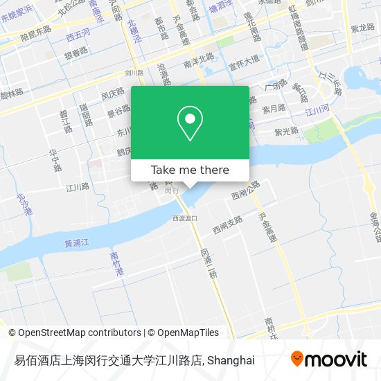 易佰酒店上海闵行交通大学江川路店 map