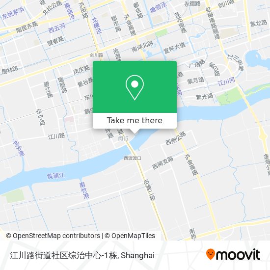江川路街道社区综治中心-1栋 map