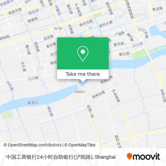 中国工商银行24小时自助银行(沪闵路) map