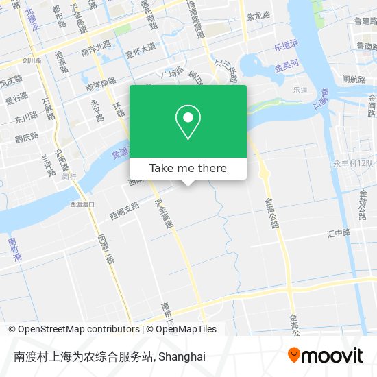 南渡村上海为农综合服务站 map