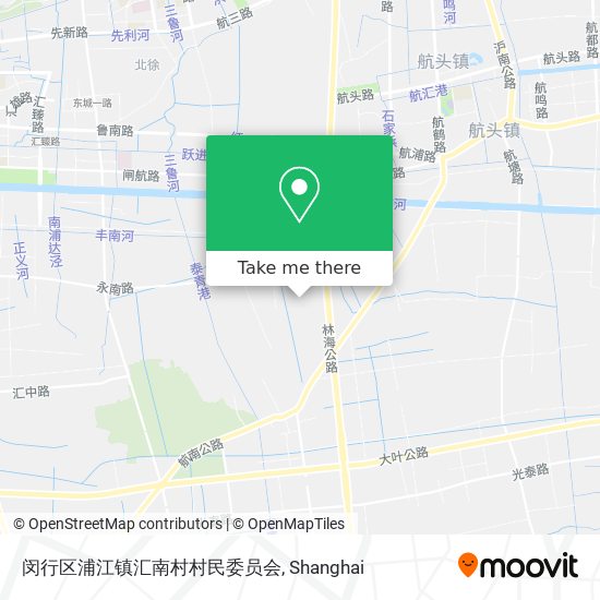 闵行区浦江镇汇南村村民委员会 map