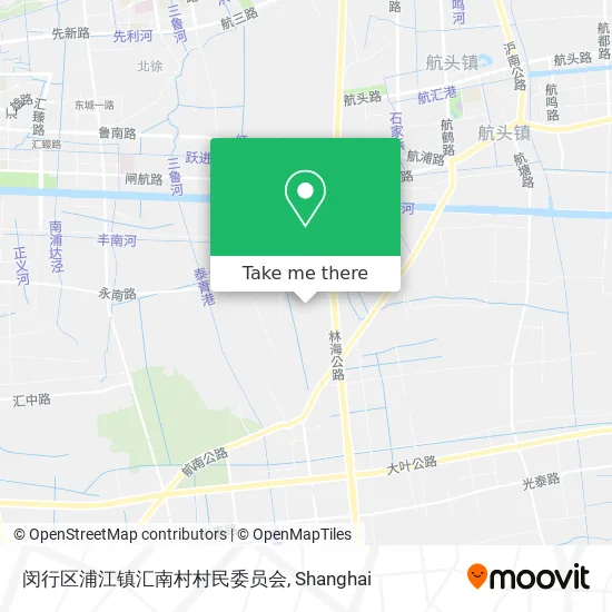 闵行区浦江镇汇南村村民委员会 map