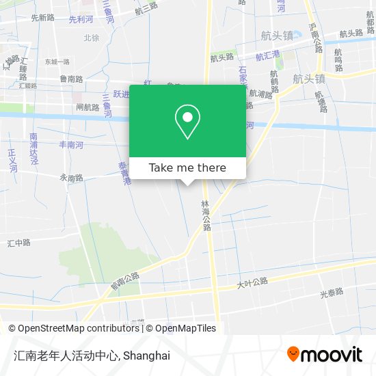 汇南老年人活动中心 map
