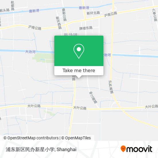 浦东新区民办新星小学 map