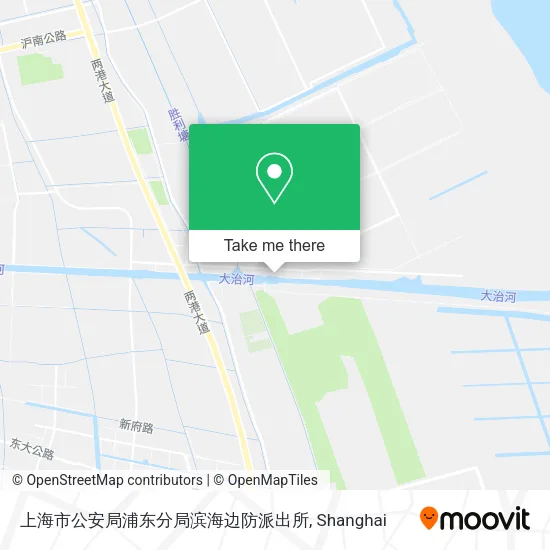上海市公安局浦东分局滨海边防派出所 map
