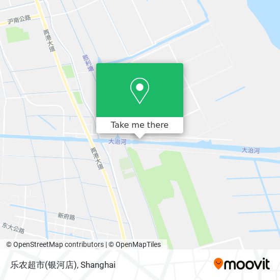 乐农超市(银河店) map