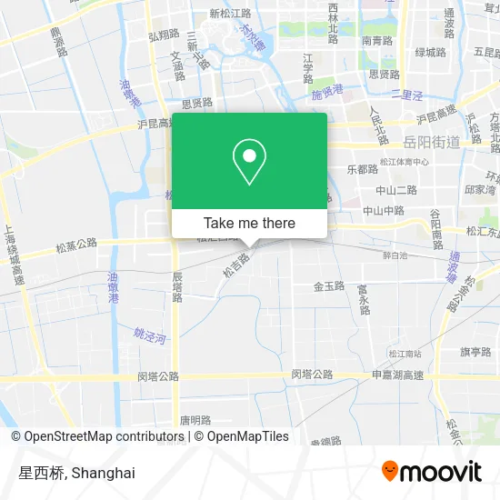 星西桥 map