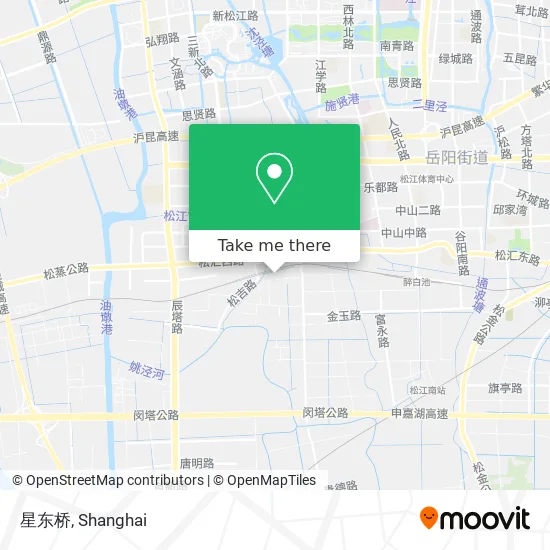 星东桥 map