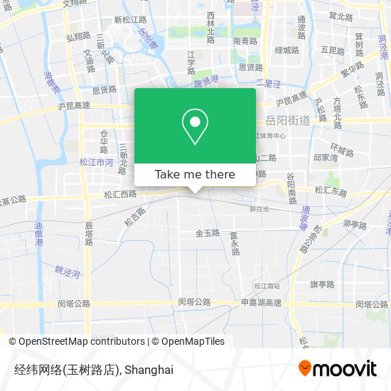 经纬网络(玉树路店) map