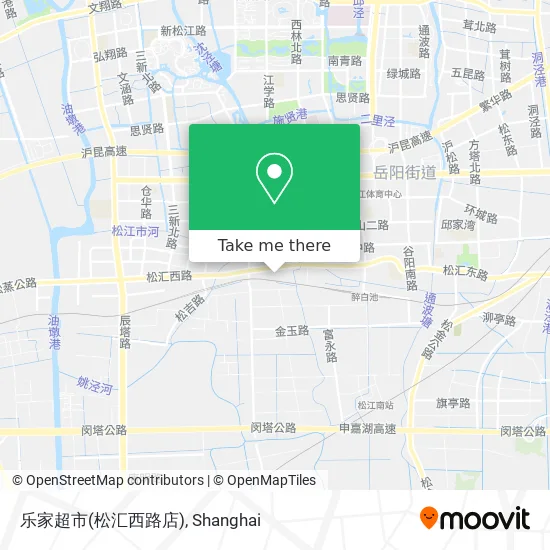 乐家超市(松汇西路店) map