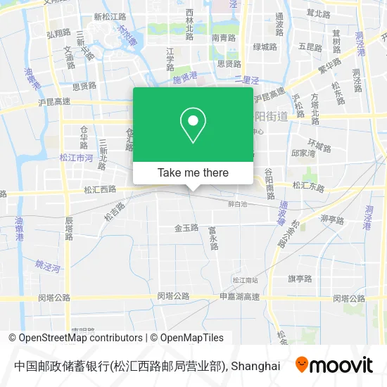 中国邮政储蓄银行(松汇西路邮局营业部) map