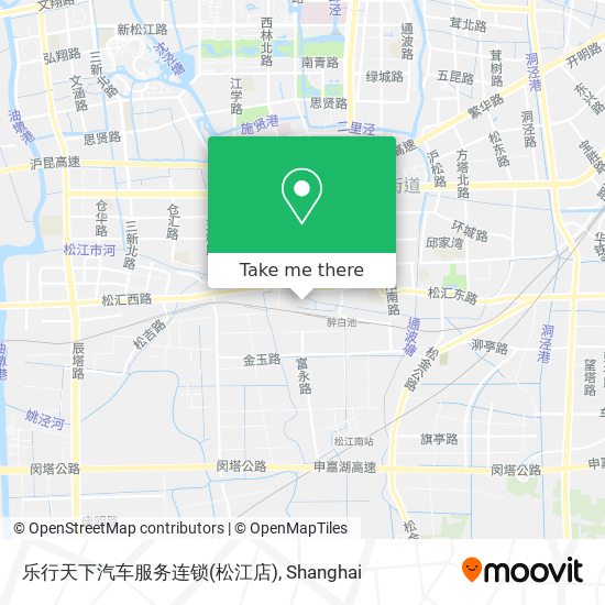 乐行天下汽车服务连锁(松江店) map