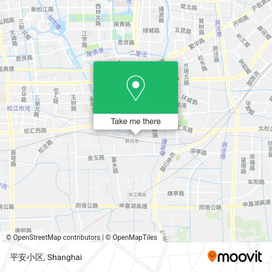 平安小区 map